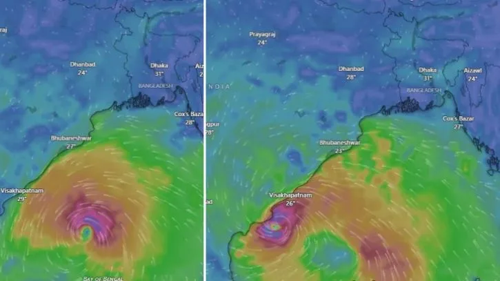 সাগরে শক্তিশালী ঘূর্ণিঝড় অর্ণব, বুধবার আঘাত হানার শঙ্কা