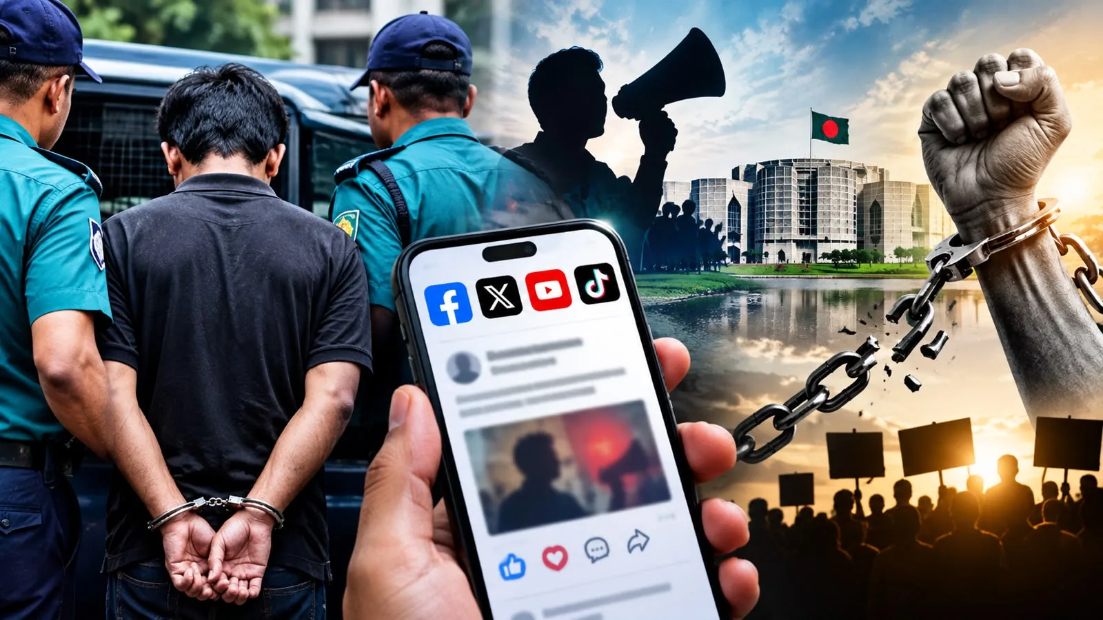 গ্রেপ্তারের ঘটনাগুলো ঘিরে উঠছে প্রশ্ন
