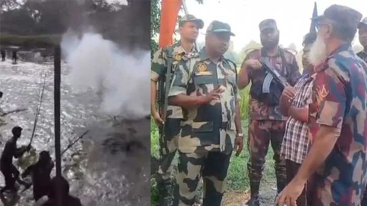 বুড়িমারী সীমান্তে স্থানীয়দের সঙ্গে বিএসএফের সংঘর্ষ, গুলি-বিস্ফোরক নিক্ষেপ